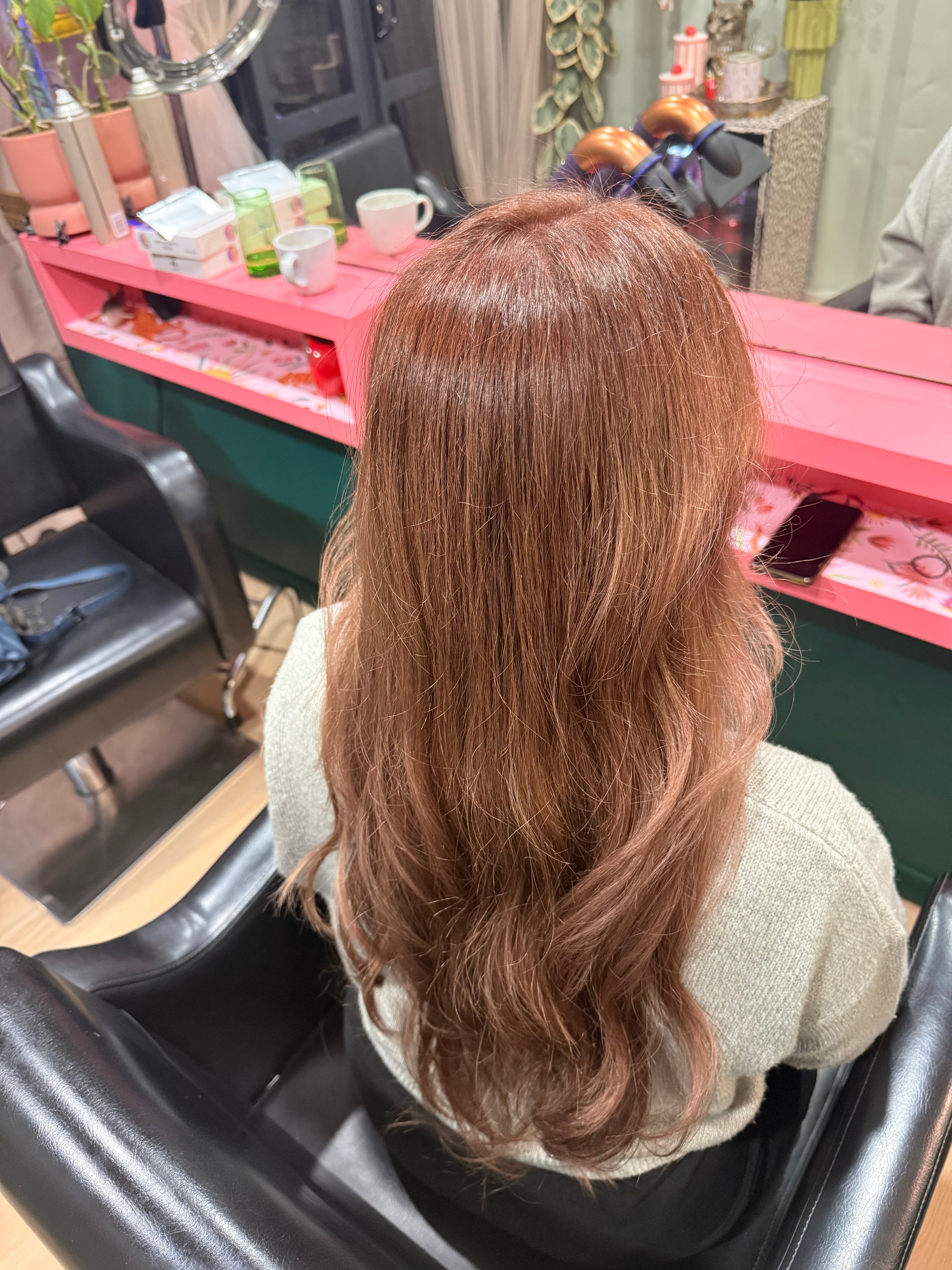 Brown bun style